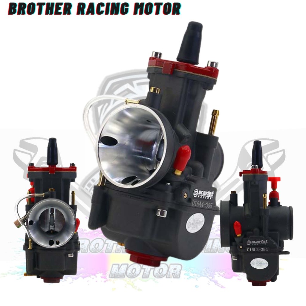 ( ORIGINAL) Carburetor Karburator Karbu Scarlet PWK 24 26 28 30 32 34 Black Series