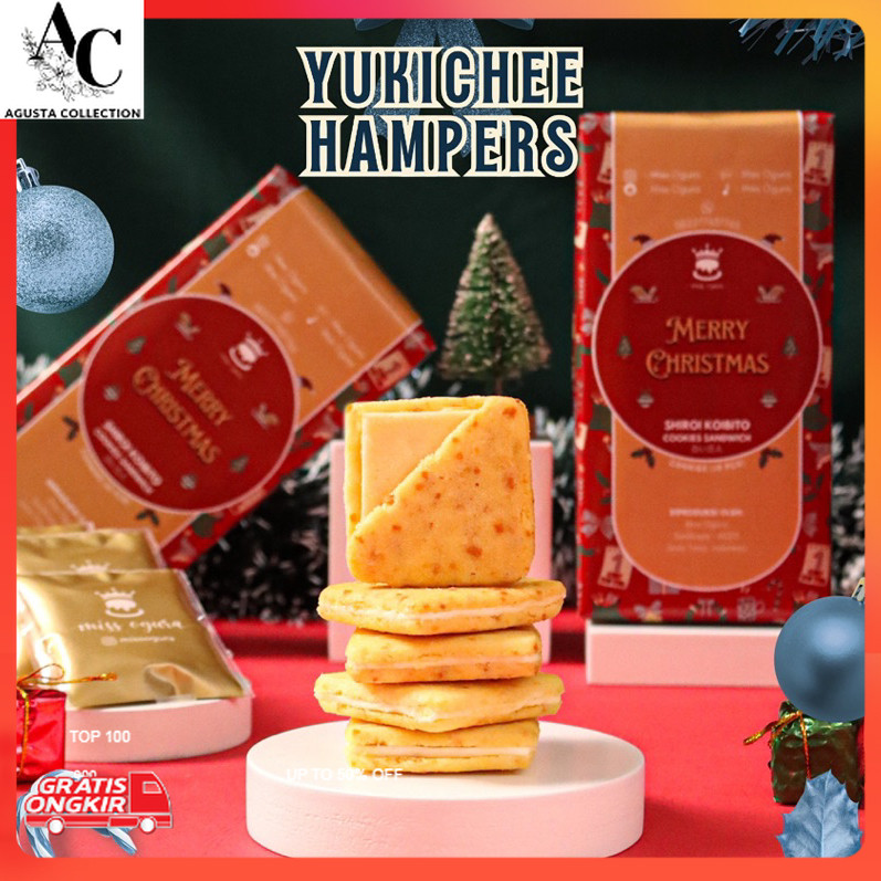 Hampers Natal / YUKICHEE by Miss Ogura Hampers Christmas Natal Shiroi Koibito Cookies Milk Cheese Bi