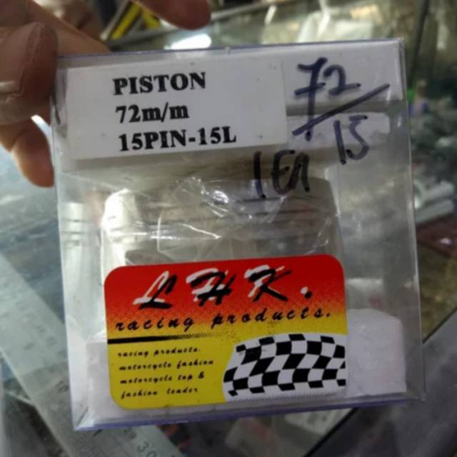 Piston LHK lhk 72 pen pin 15 mm plus ring