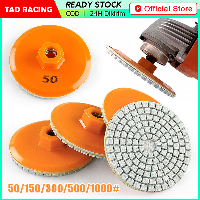 3” Diamond Polishing Pad Poles Marmer Granit Keramik Batu Amplas Lantai - Diamond Pad Poles Marmer G