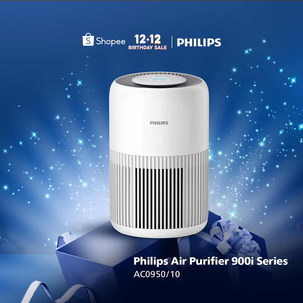 New Philips Air Purifier 900i Series AC0950/10 - Air Purifier NanoProtect HEPA - Design Lebih Ringka