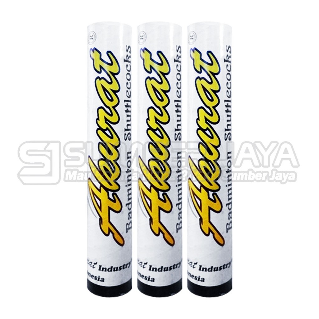 Kok Bulutangkis Shuttlecock Badminton Akurat Putih