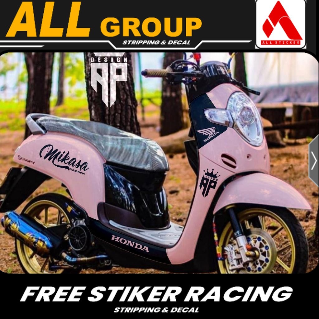 setiker decal sticker scoopy full body FI scopy dekal stiker 2017 2018 2019 2020 2021 2022  prestige