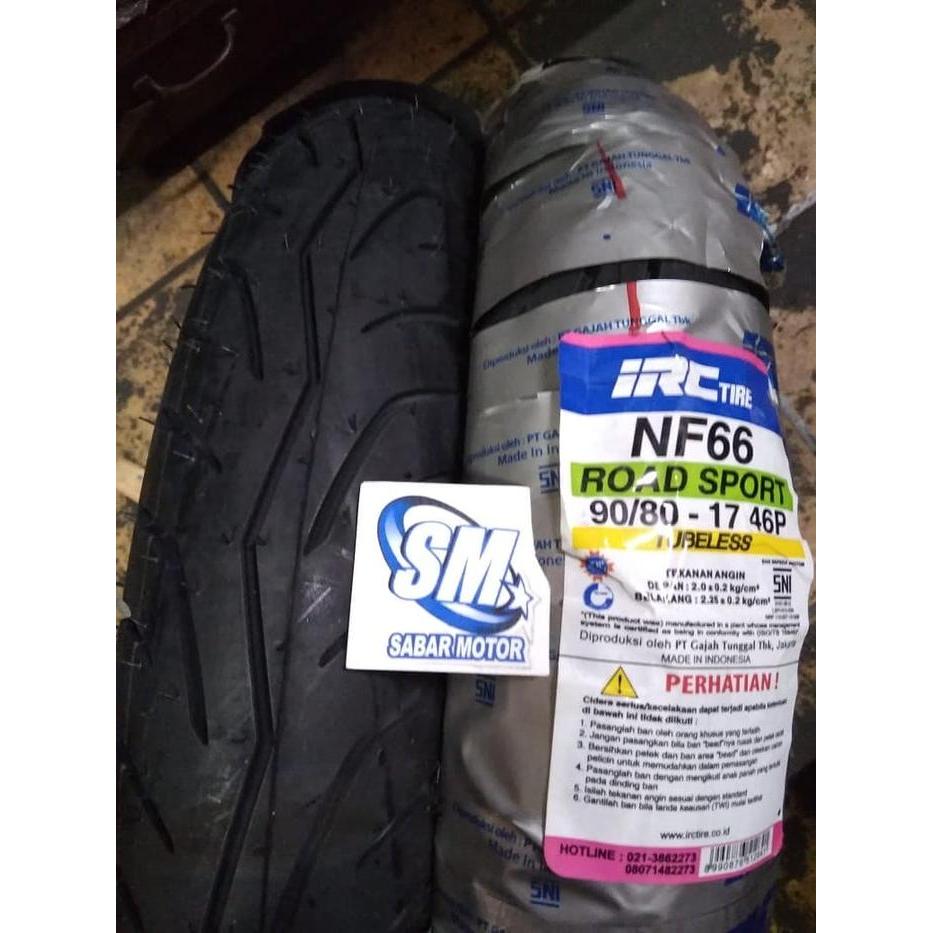 Ban IRC 90/80 -17 NF 66 Ban Tubeless Ban Depan Motor Vixion / MX King
