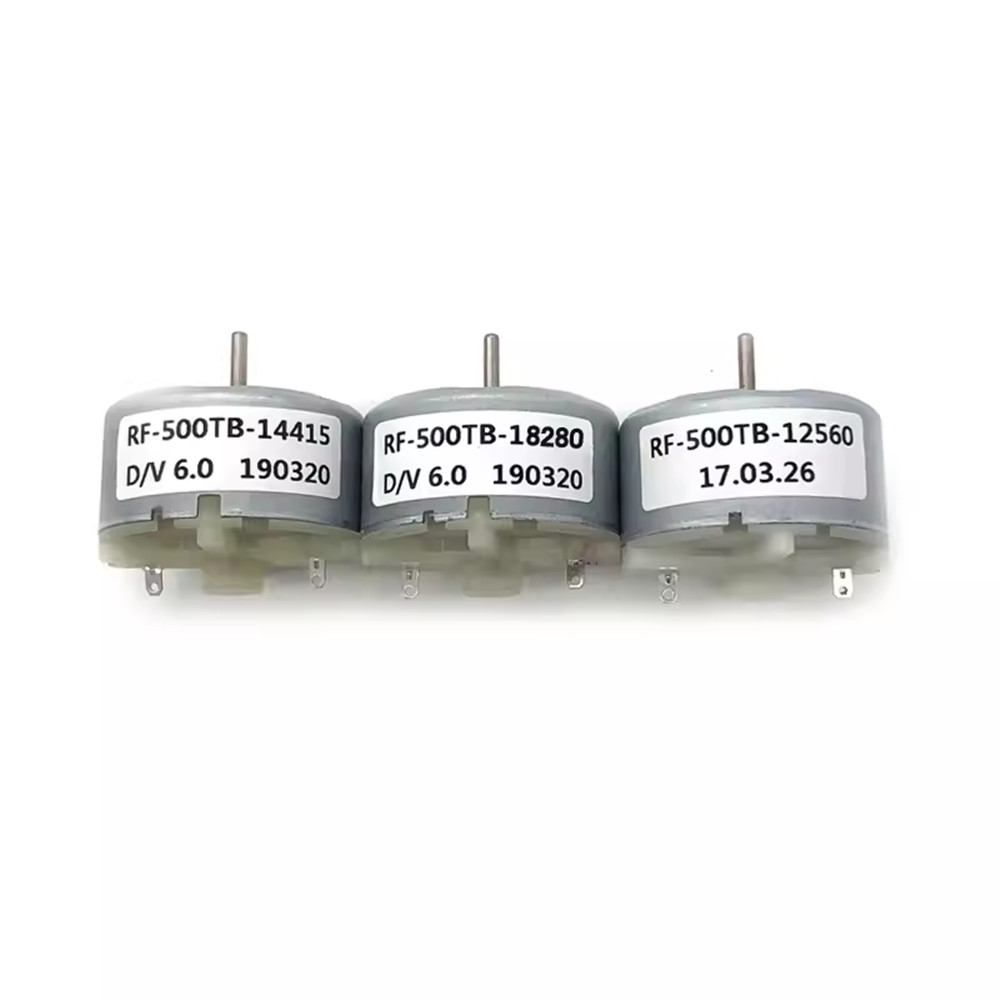 5pcs RF500TB12560 RF500TB14415 Permanent Magnet Motor High Speed Motor 3V  6V  12V Rotating Alarm Al