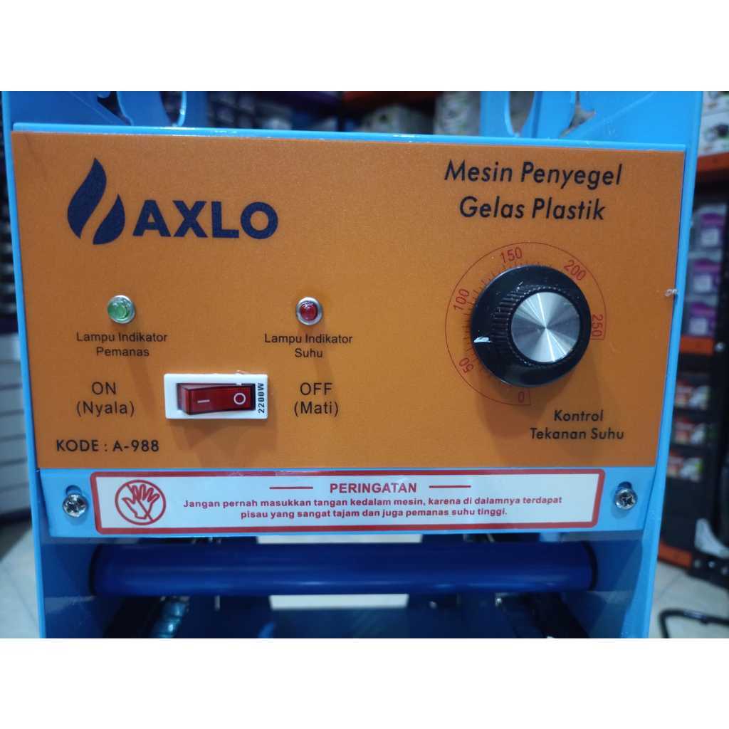 NEW Cup Sealer AXLO Alat Press Plastik Es Gelas Es A-998 Cup Press Sealer gelas Boba ORI