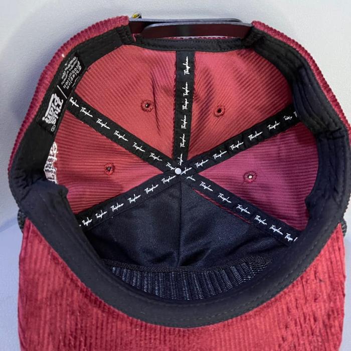 Snapback TOPI CORDUROY THISPLAN STORY TOPI Baseball Pria - THISPLAN STORY HITAM