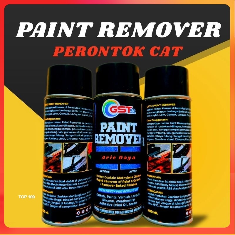 Paint Remover Perontok Cat Velg Penghapus Cat Remover Semprot GST52 400 ml Perontok Cat Paint Remove