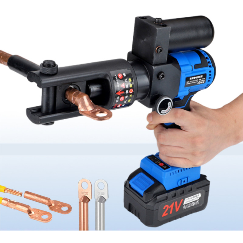 Hydraulic Crimping Tool Brushless Motor Rechargeable Hydraulic Crimping Pliers Copper Nose Terminal 