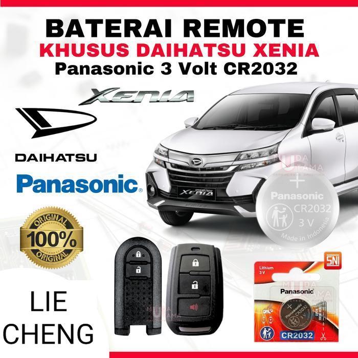 LC Baterai Remote DAIHATSU ALL NEW XENIA - ORIGINAL PANASONIC CR2032 | Battery Remote DAIHATSU XENIA