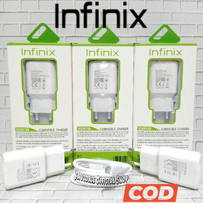CHARGER CASAN CAS HP INFINIX SMART 5 ORI MICRO USB FAST CHARGING 10W 18W