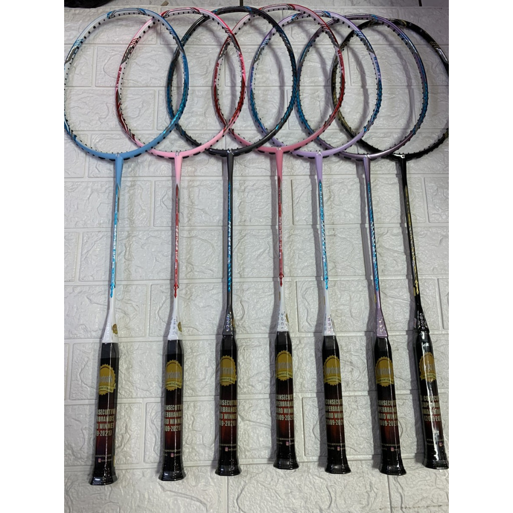 Raket Badminton Apacs NEW FEATHER WEIGHT 55/ FEATHER WT 55 hanya 58grm