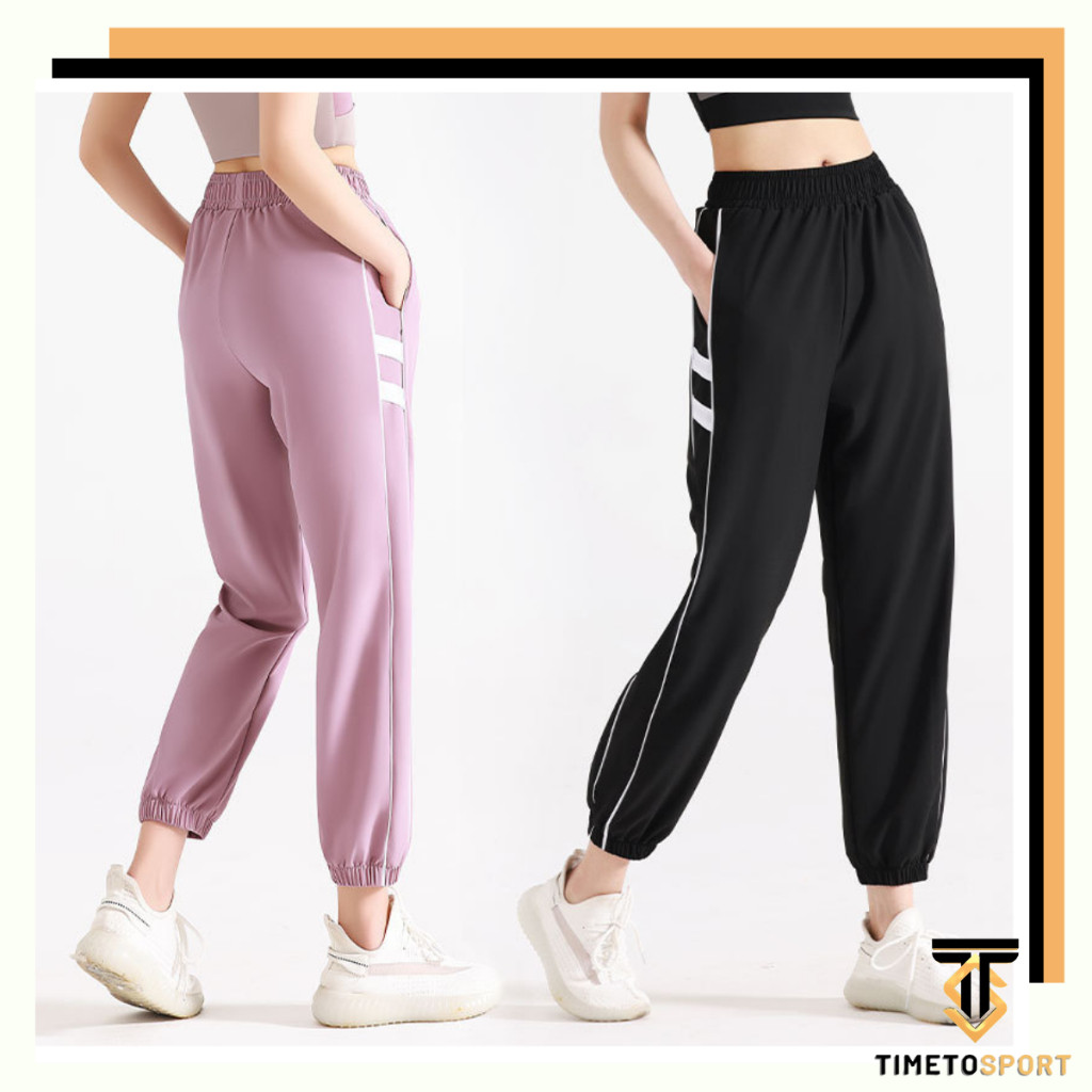 Celana Olahraga Longgar Wanita Track Pants 1129