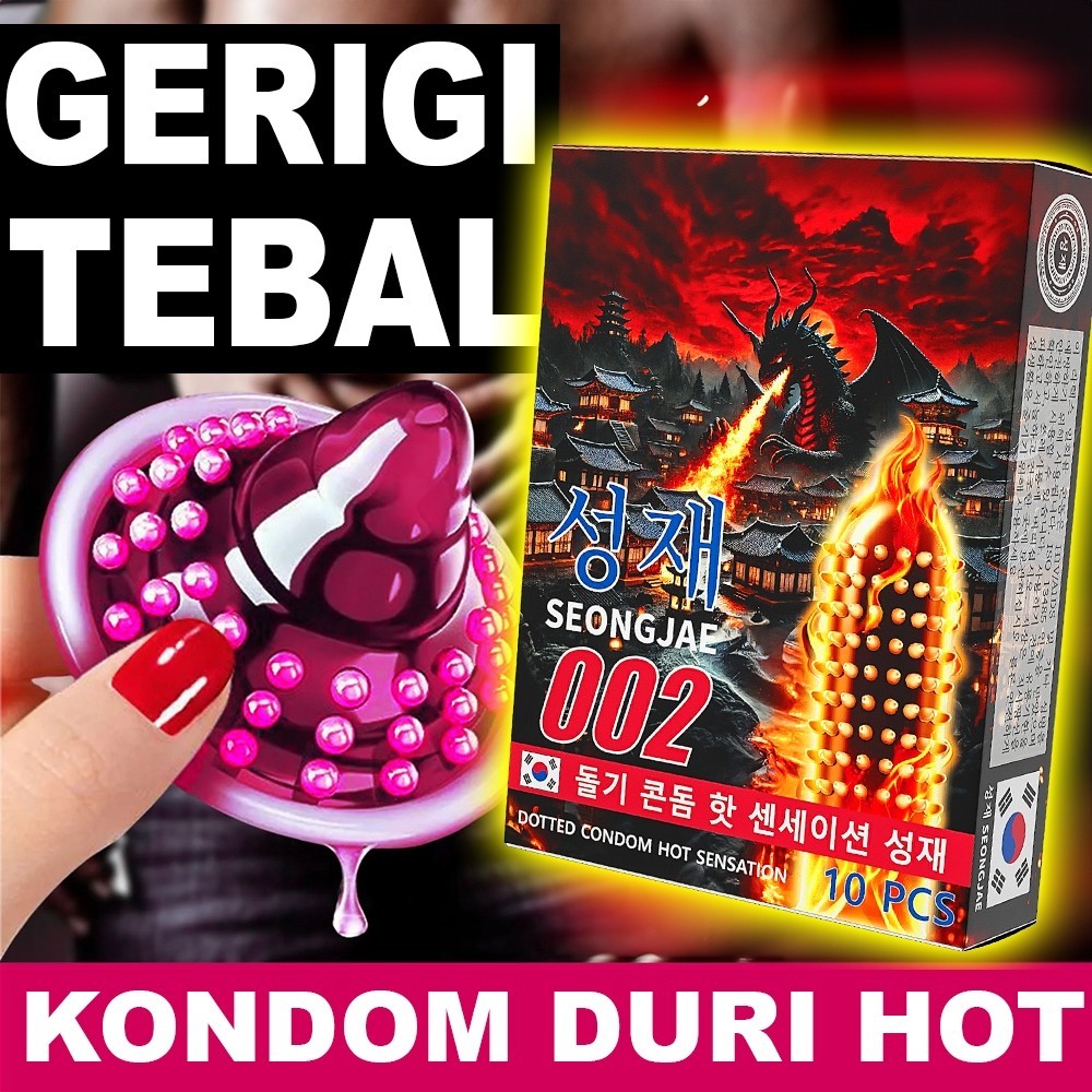 Kondom 001 Bergerigi Tebal Pemuas Istri Paling Tipis - Condom Dotted 001 Premium Quality - Rekomenda