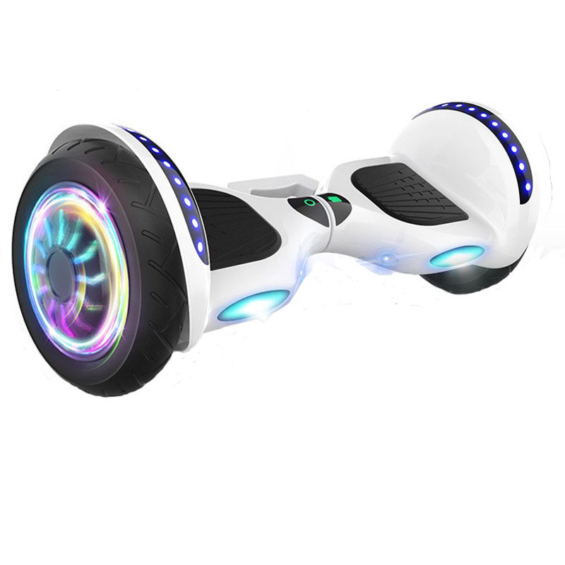 10 Inch Inflatable Big Wheel Electric Balance Scooter Adult Balance Luminous Wheel Twisting Scooter