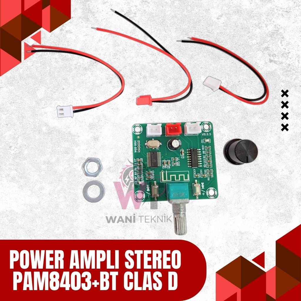 PAM8403 Stereo Bluetooth Amplifier DC 5V 5W×2 Class D Modul Audio Mini