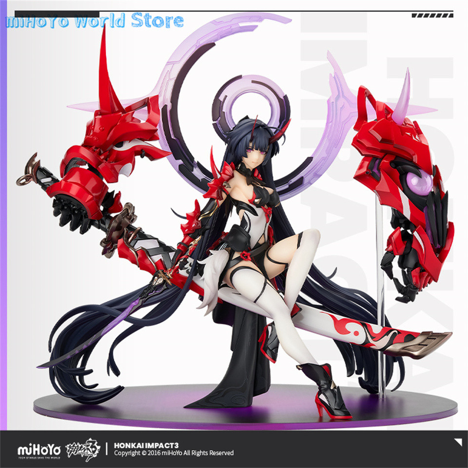 MiHoYo Official Genuine Honkai Impact 3 Raiden Mei Garage Kits Action Herrscher Of Thunder 1/8 Model