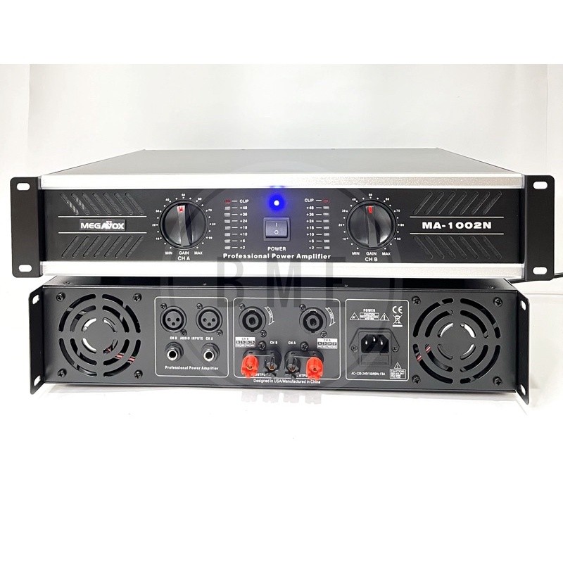 POWER AMPLIFIER MEGAVOX MA 1002 BARU AMPLI MEGAVOX MA 1002N MA1002 ORI