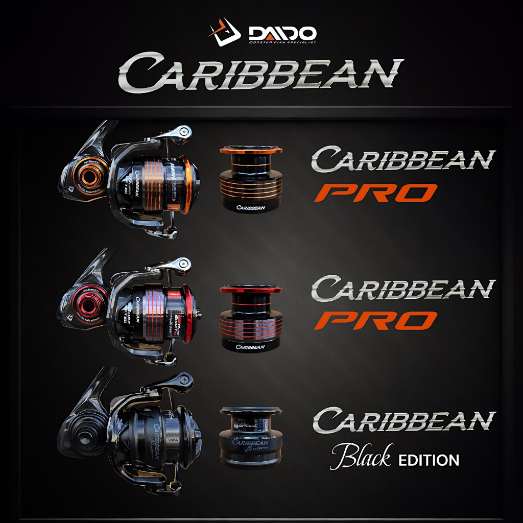 reel daido CARIBBEAN PRO / daido CARIBBEAN black edition