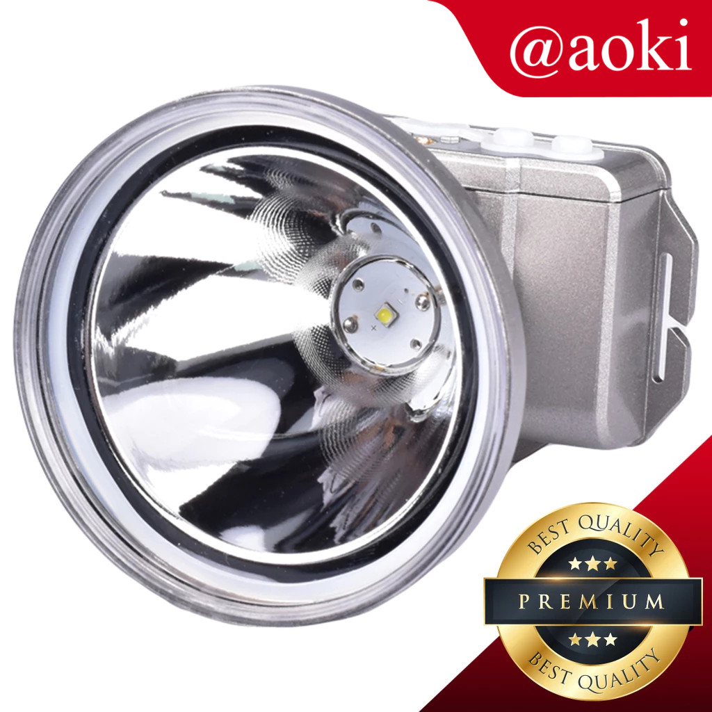 CANDUSHOP AOKI Senter Kepala Professional Premium Metallic paint Cas 65 75 85 Watt LED CREE XPG T1 S