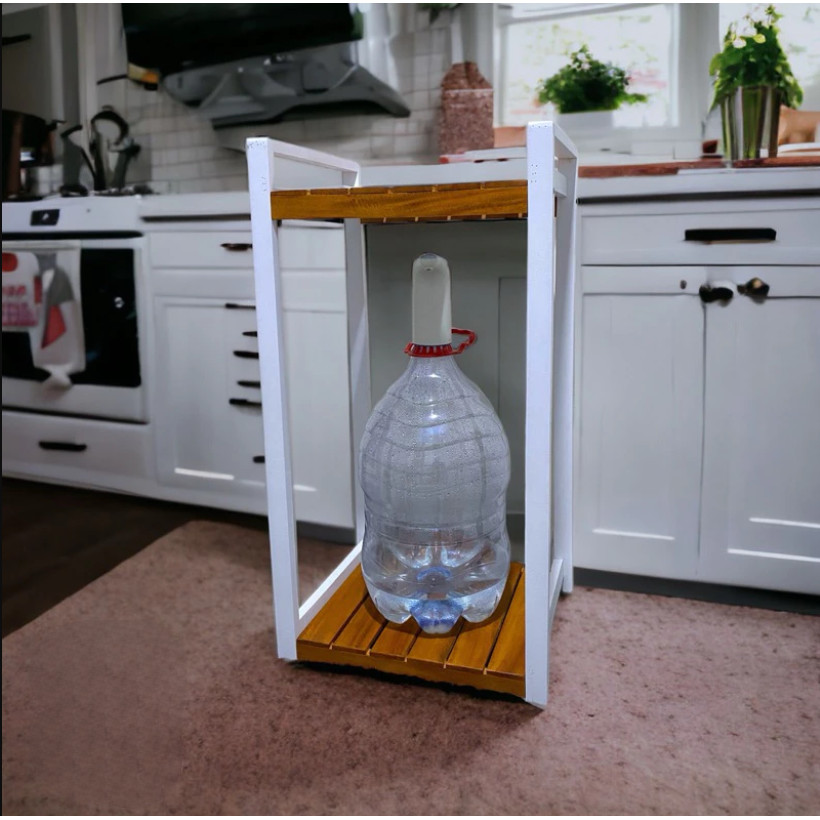 Meja Magicom Dan Dispenser Galon Rak Serbaguna 2 Susun