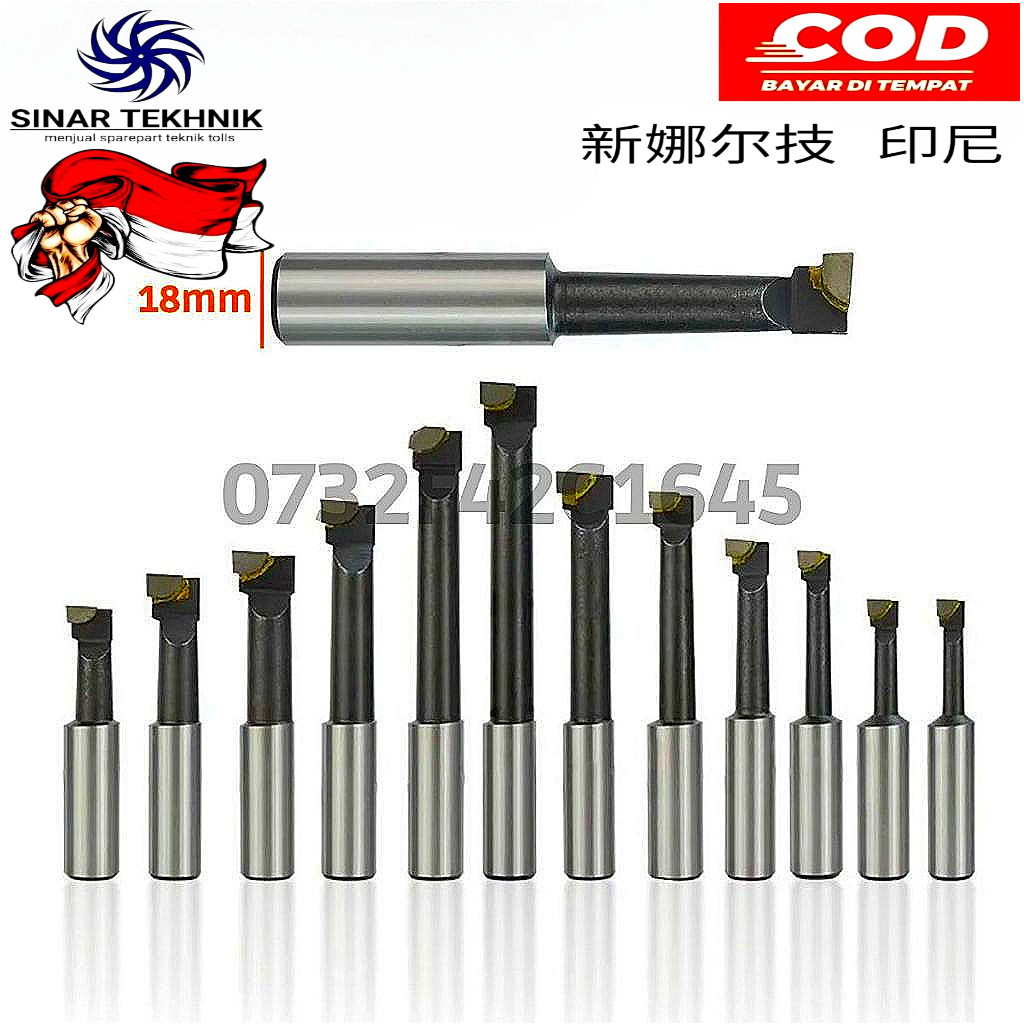 12Pcs Holder Pisau Boring Head As 18mm Cocok Untuk Boring Head 3 Inch 75mm