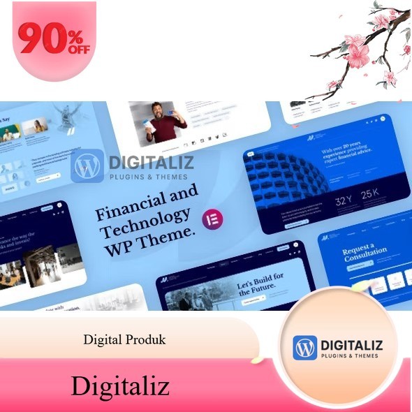 MLab – Financial and Technology WordPress Theme