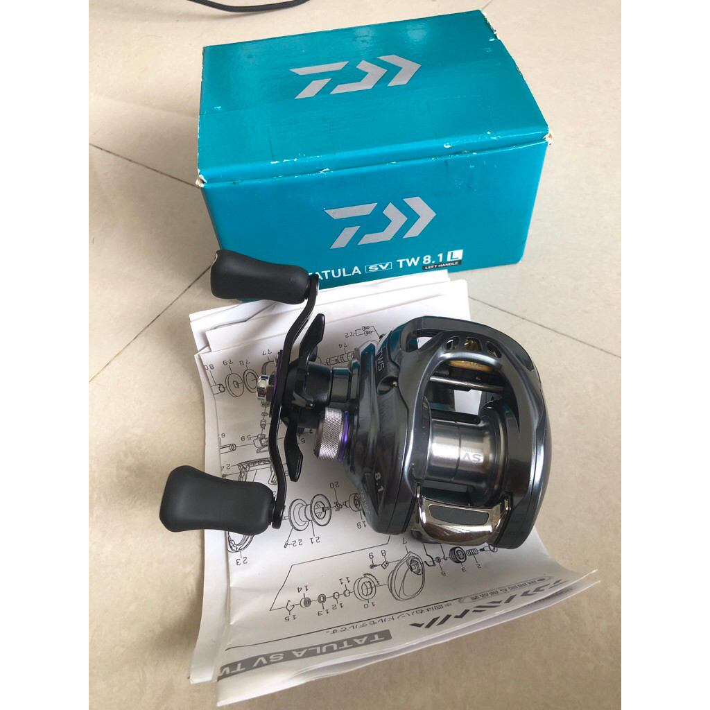 reel bc daiwa 17 tatula sv tw 8.1L JDM second