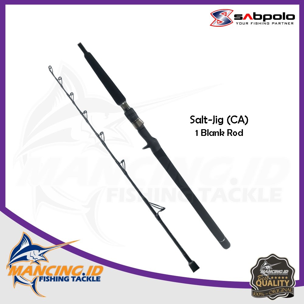 SABPOLO SALT-JIG CA Rod Joran Casting Pancingan Jigging Murah Kuat