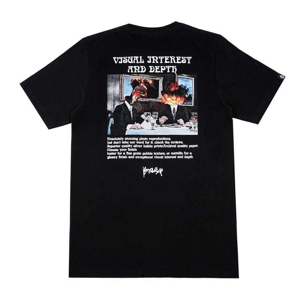 Breakside T-Shirt Absolutely - Black Kaos Pria