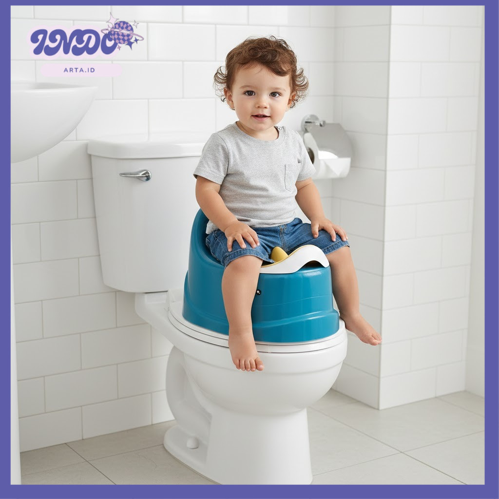 Indo Arta Baby Potty Training Pispot Anak Pispot BAB Dudukan Toilet Portable Pispot HSB716