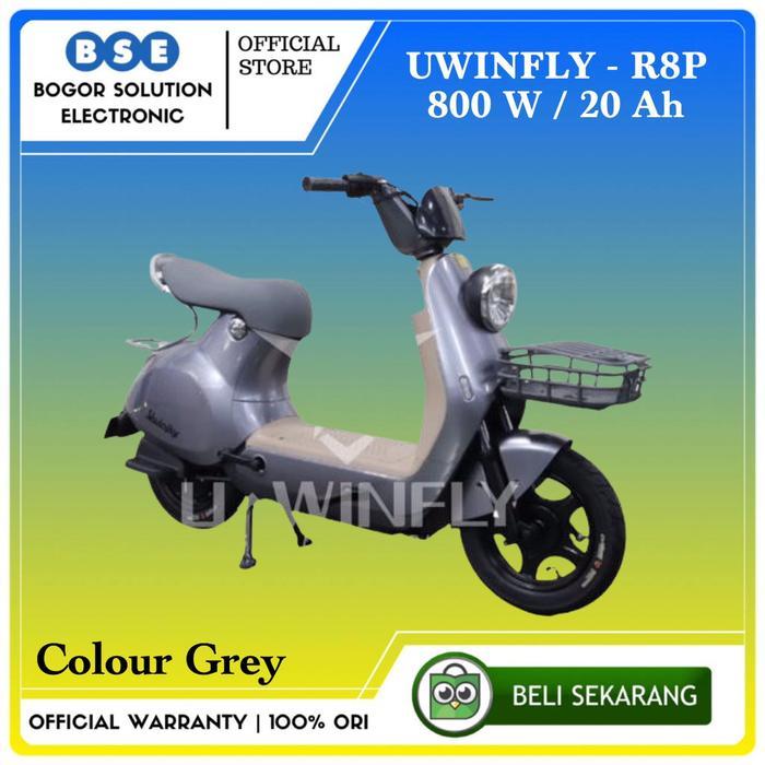 SELIS UWINFLY R8 SEPEDA LISTRIK UWINFLY R8P 800W/20Ah - GREY