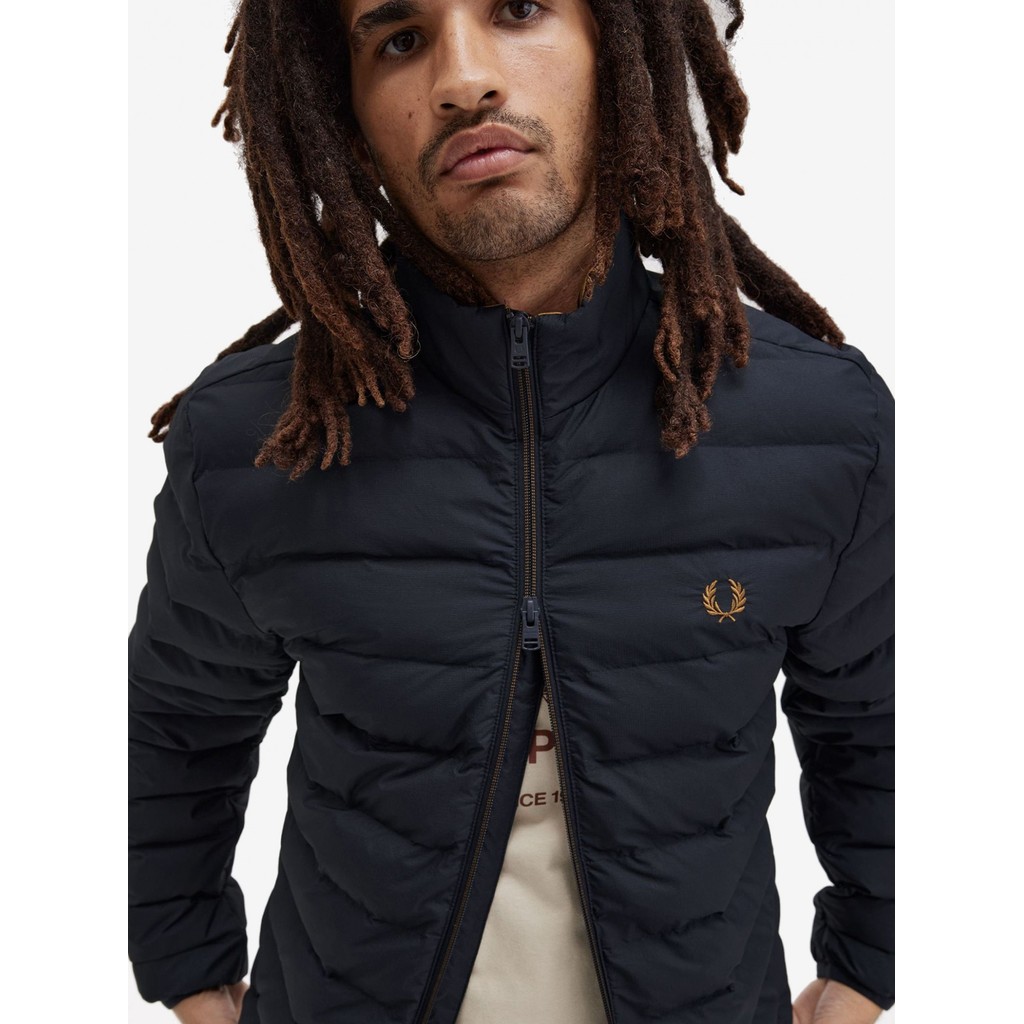 FRED PERRY FP PUFFER JACKET JAKET WINTER ORIGINAL