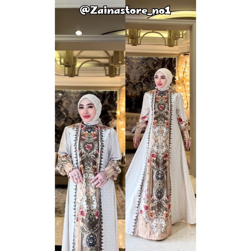 Promo Cuci Gudang Shellasaukia Dress Set Hijab Segiempat Etnik Premium Gamis Shellasaukiashop Origin