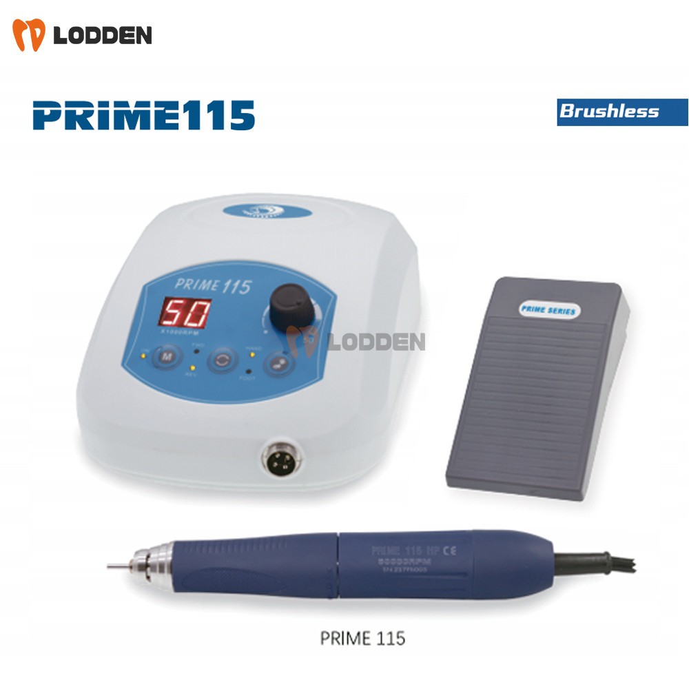 210W Dental Micromotor Maine PRIME115 Brushless Micromotor Handpiece 50000RPM Speed Strong Jewelry N