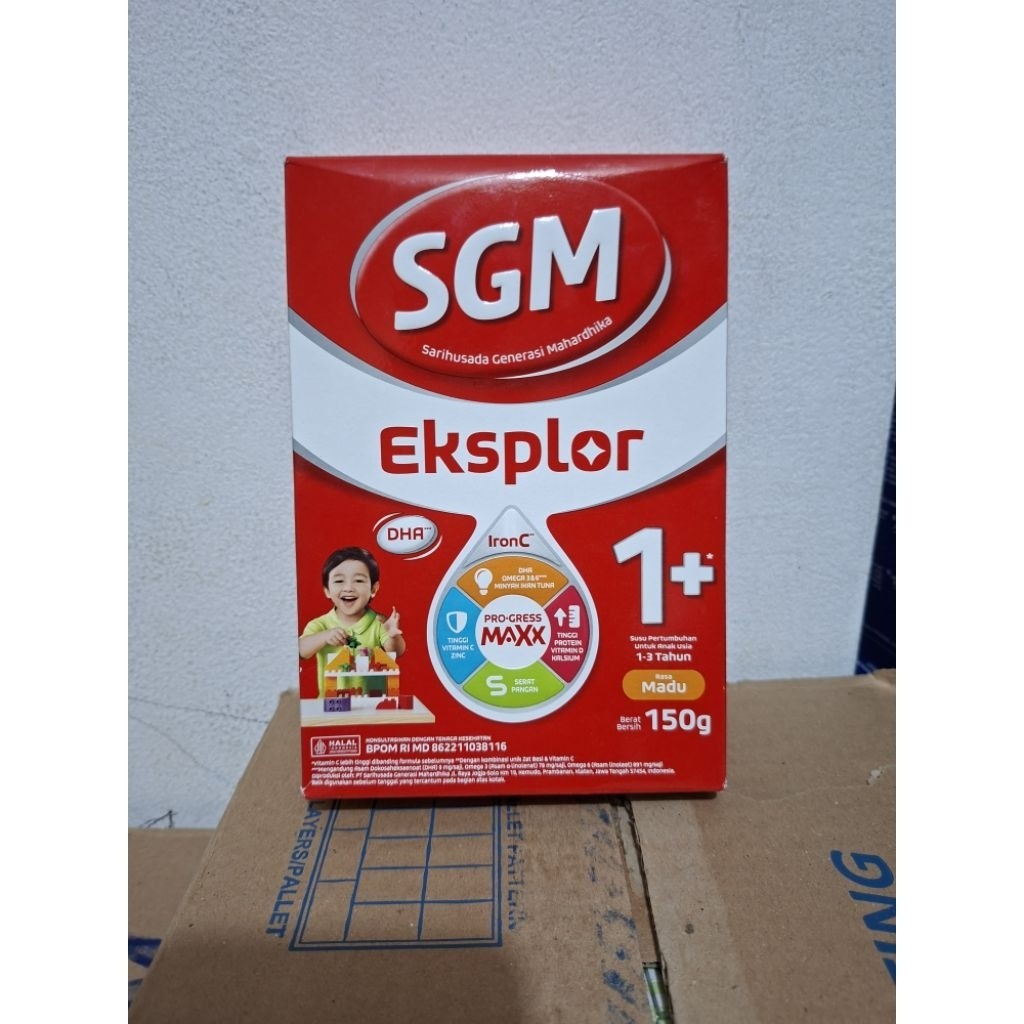 TergacorSusu Formula Anak SGM Eksplor Tahap 1 Rasa Vanila / Madu Netto 900GramTerbaik