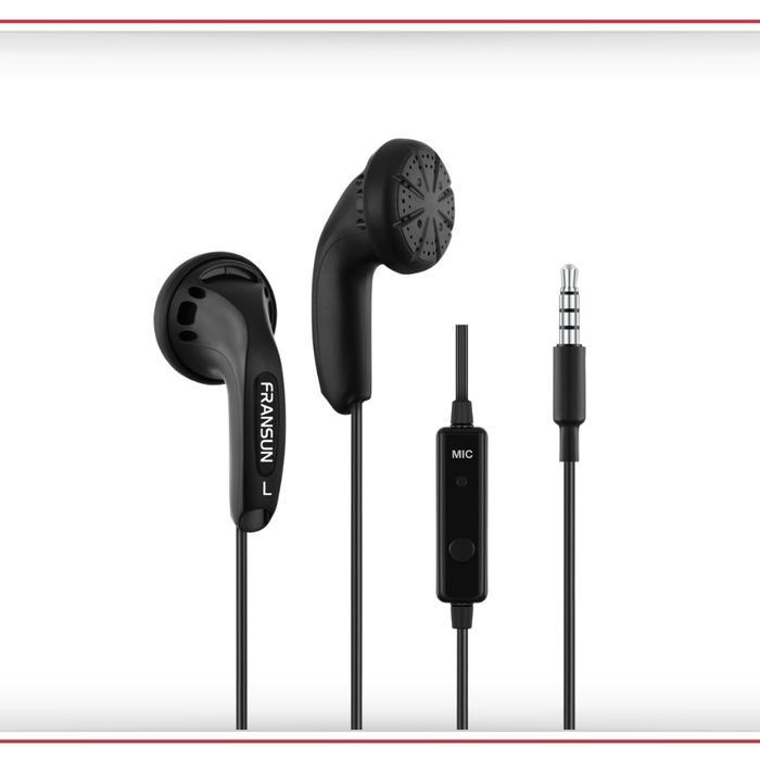 Earbud Fransun New Vido with Mic Original - Kere Hore Legend Earphone (Original Earphone) Bass Heads