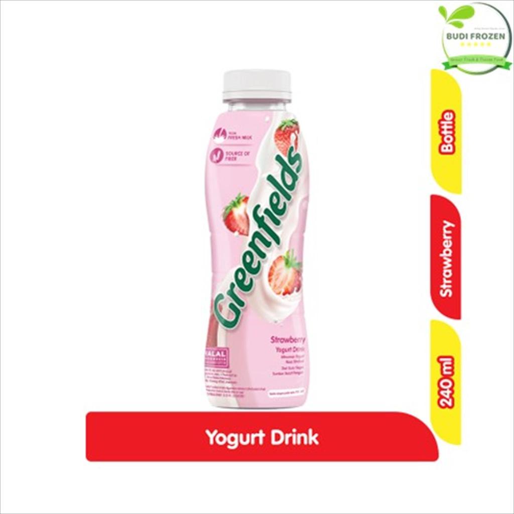 YOGURT DRINK STRAWBERRY 240 ML - GREENFIELD