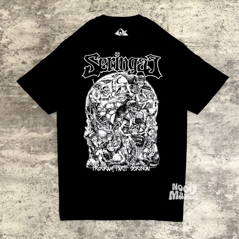Seringai - Program Party Seringai Tshirt - Black | Original Merchandise