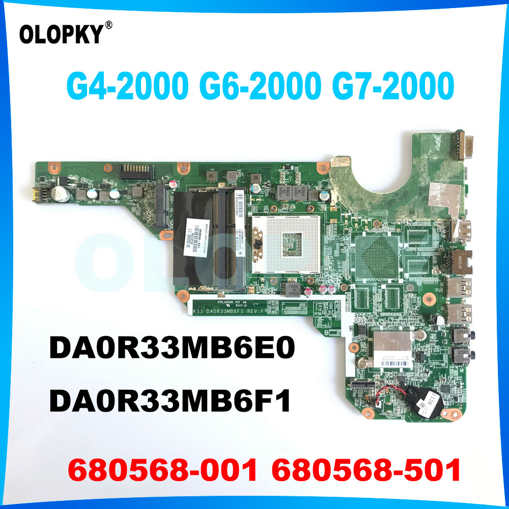 DA0R33MB6E0 DA0R33MB6F1 motherboard for HP Pavillion G4-2000 G6-2000 G7-2000 laptop motherboard 6805