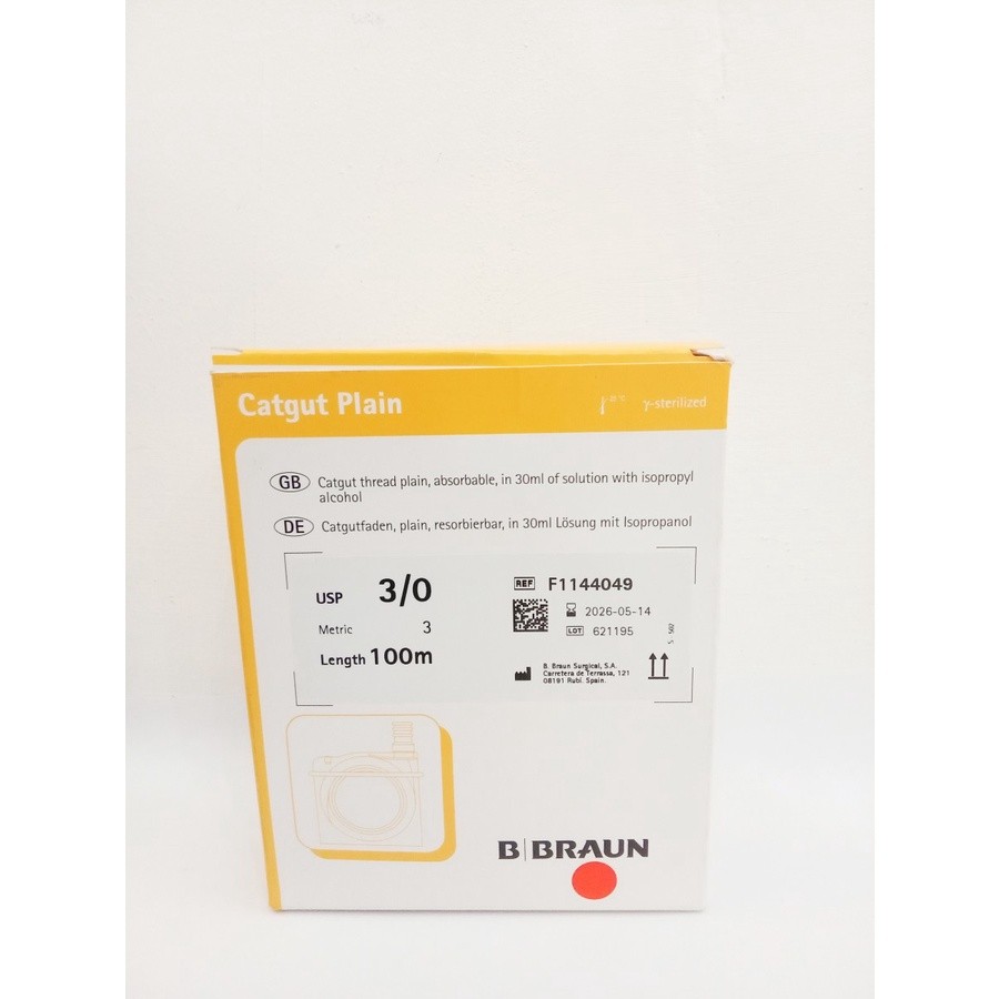 Catgut Plain Roll 100 Meter B Braun - 3/0 / catgut plain 3/0 b braun