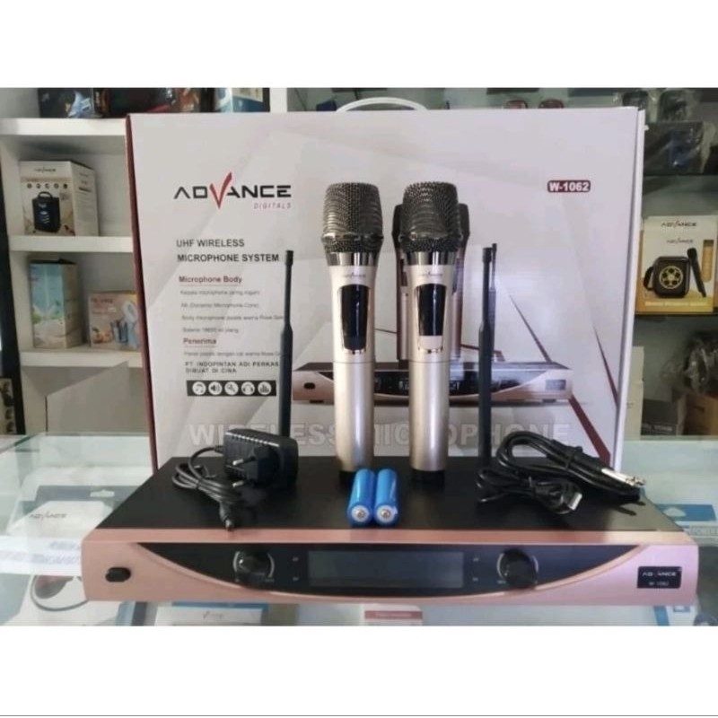 wireless microphone W-1061 W-1062 Advance UHF Wireless Microphone