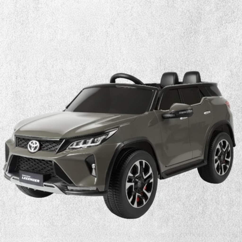 Mainan Mobil Aki Anak Toyota Fortuner Legender Grey PMB-7588 - Mainan Anak Laki Laki Perempuan