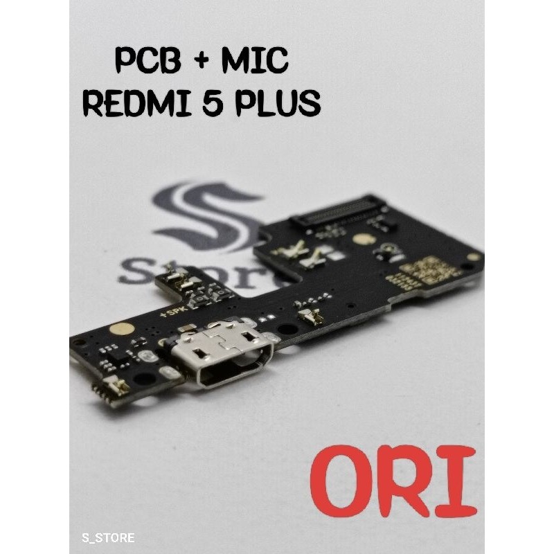 CONNECTOR CHARGER XIAOMI REDMI 5 PLUS ORI PAPAN KONEKTOR CAS PCB BOARD FLEXIBLE CAS XIAOMI REDMI 5 P