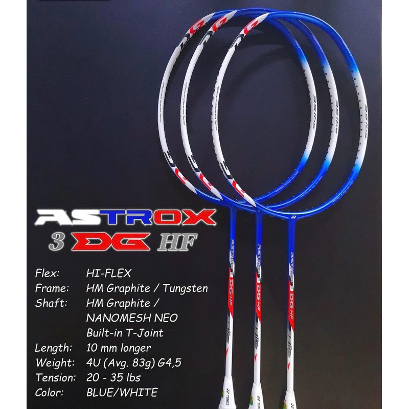 RAKET BADMINTON YONEX ASTROX 3 DG 35LBS ORIGINAL