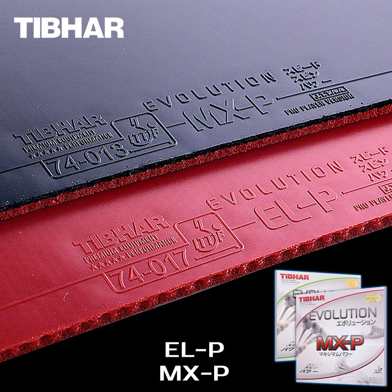 Original Tibhar Evolution EL-P MX-P Table Tennis Rubber Professional Non-tacky Pimples-in Ping Pong 