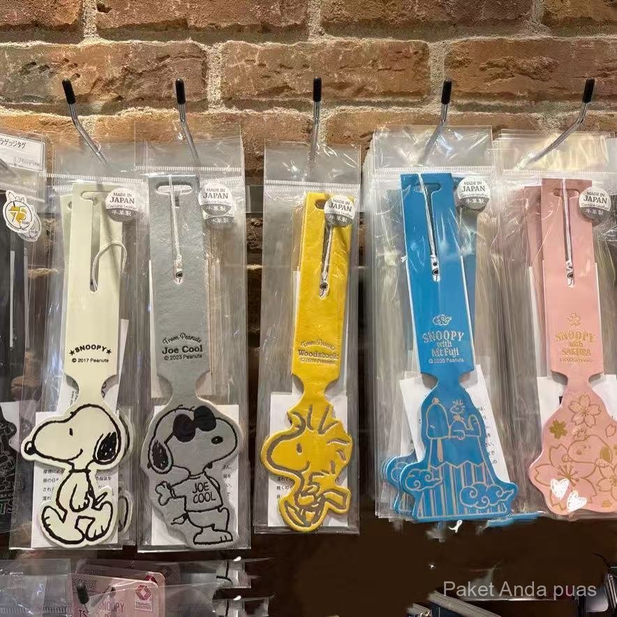 Snoopy Luggage Tag Cartoon Travel Suitcase Tag Luggage Tag