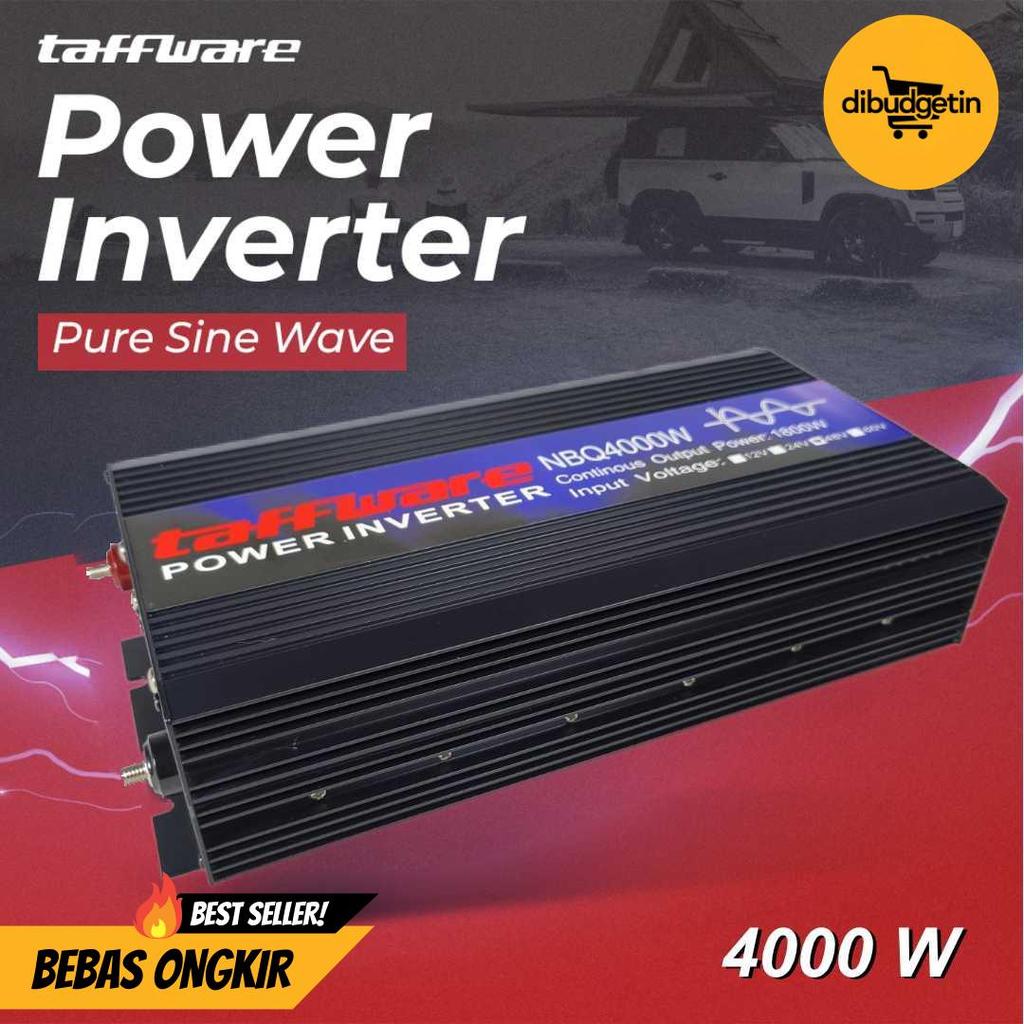 Taffware Power Inverter Mobil Pure Sine Wave DC 48V to AC 220V 4000W - NBQ4000W