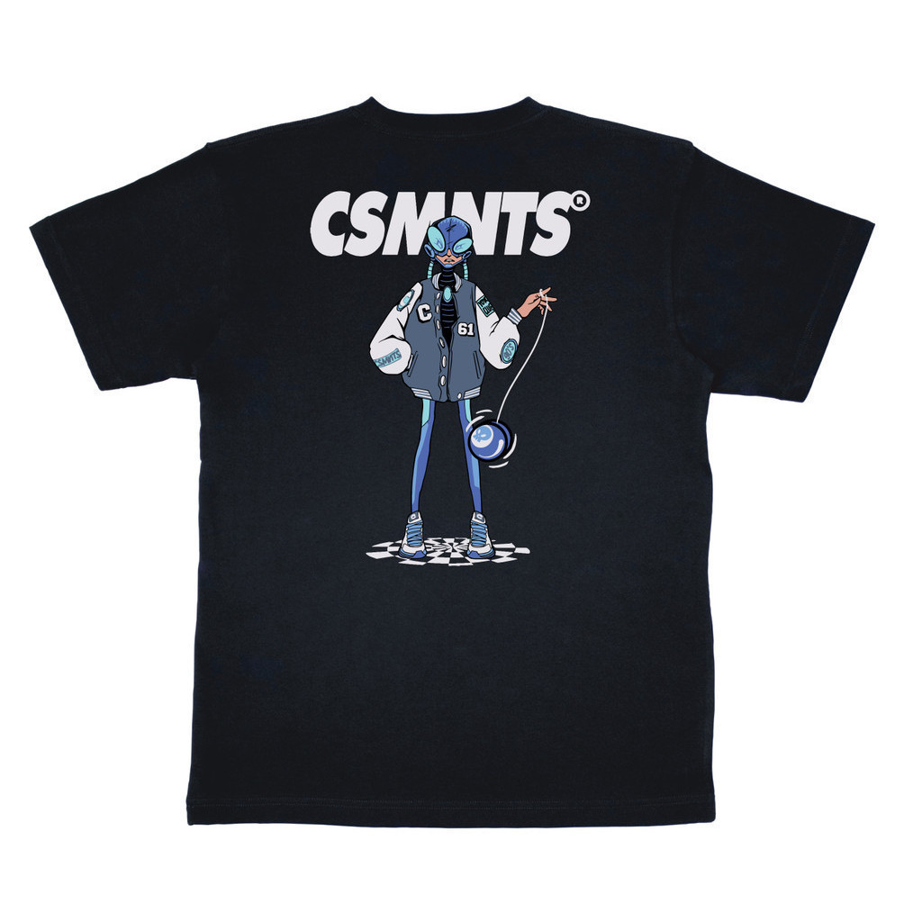 <Kaos Katun> Cosmonauts - Yoyo Black Tee