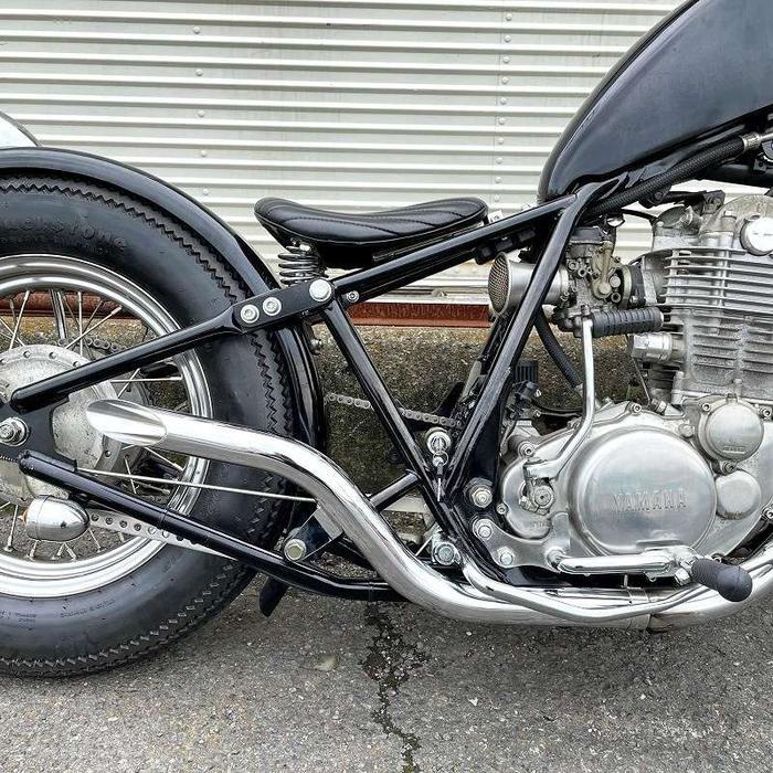 Knalpot Slip-on Semi-Up Drag Pipe SR400 2%er